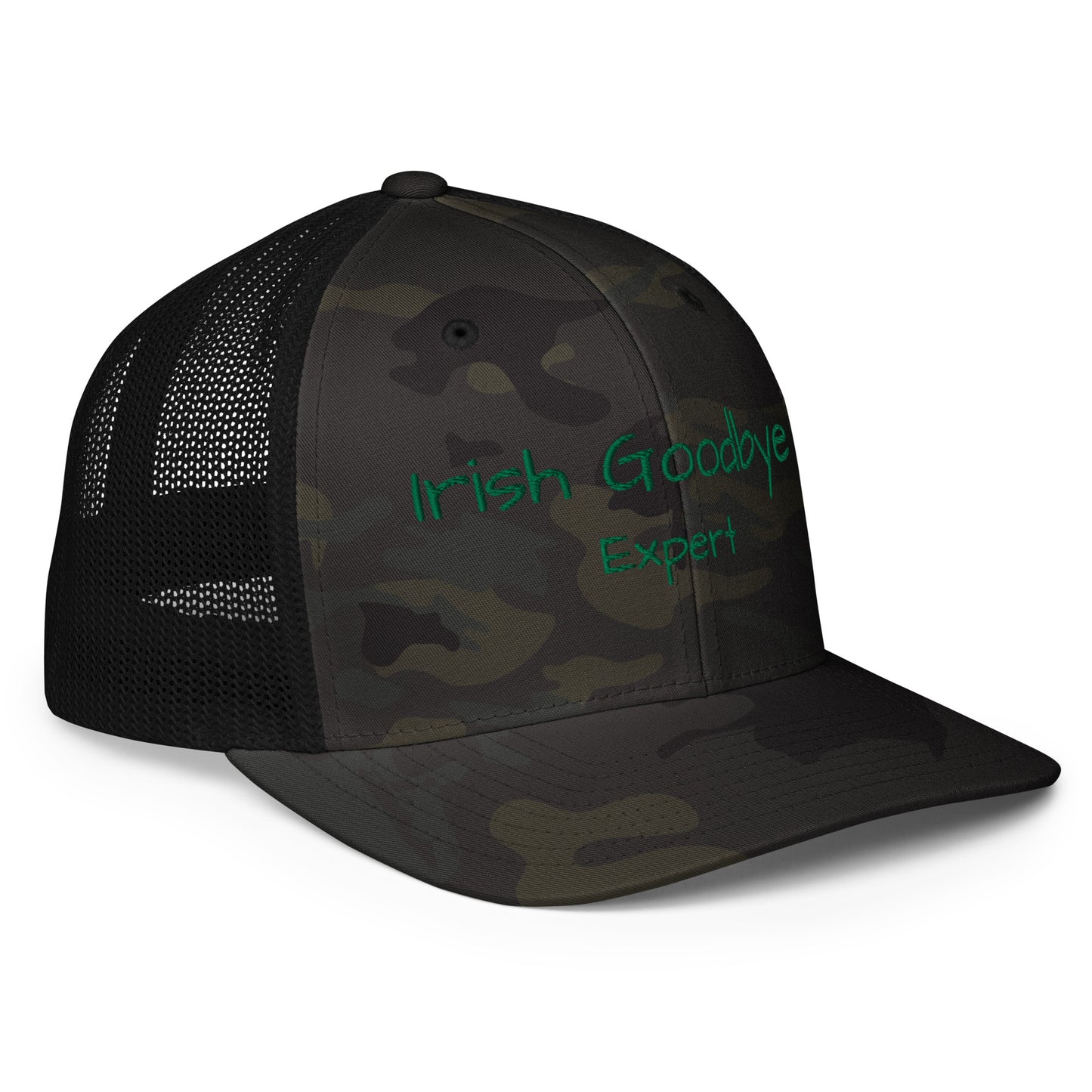 Irish Goodbye Expert - Closed-back trucker cap