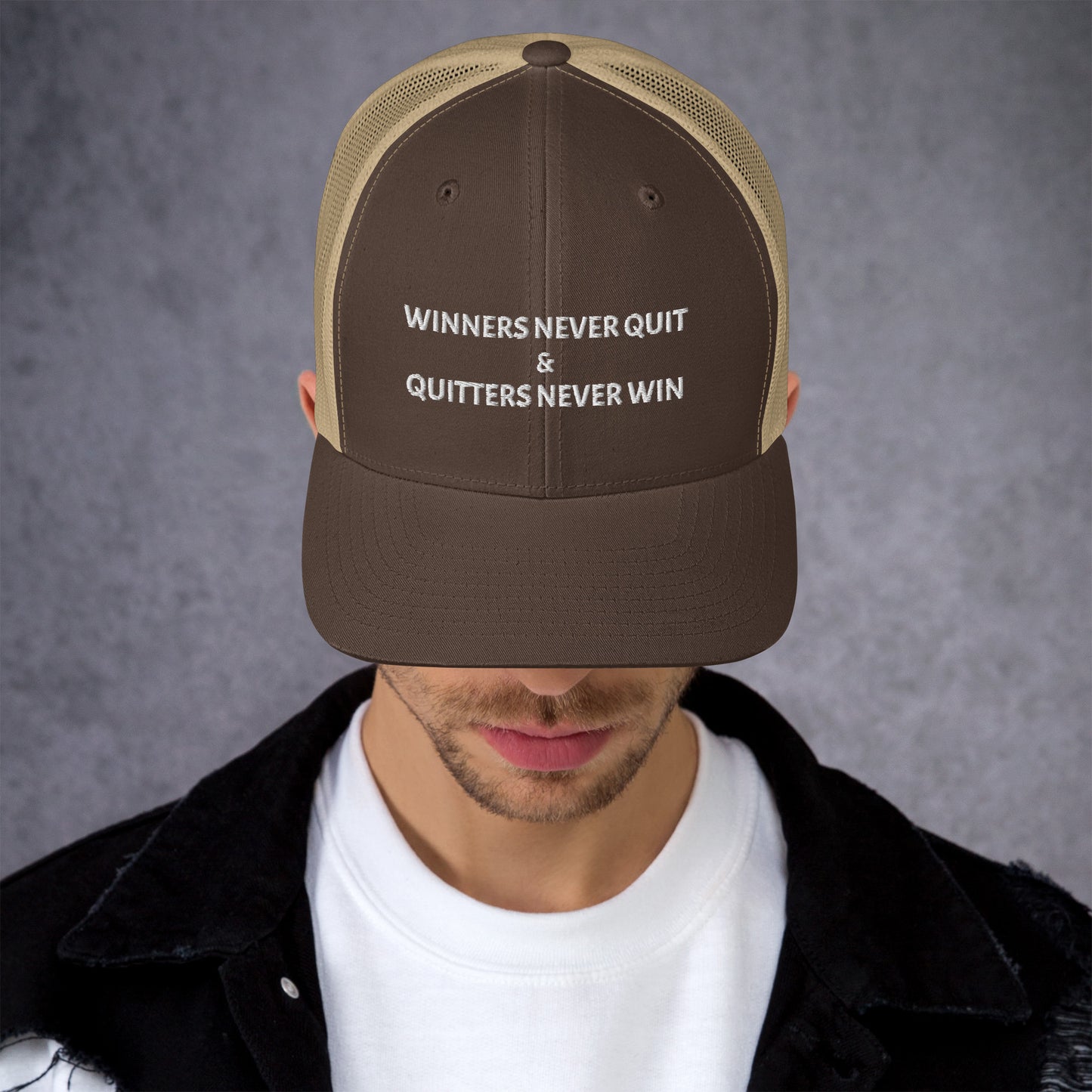 Winners Never Quit - Trucker Cap
