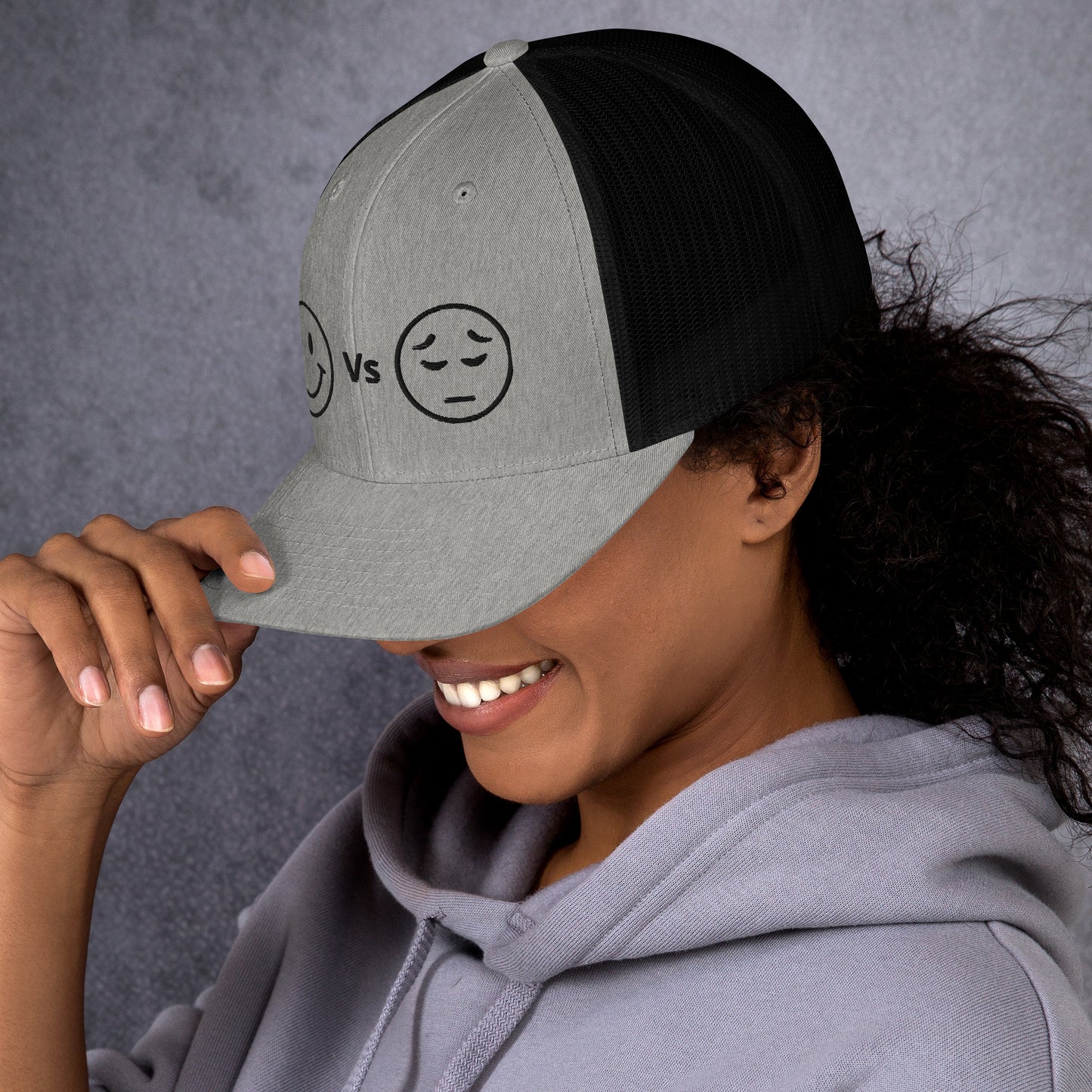 Insta vs Reality BW - Trucker Cap