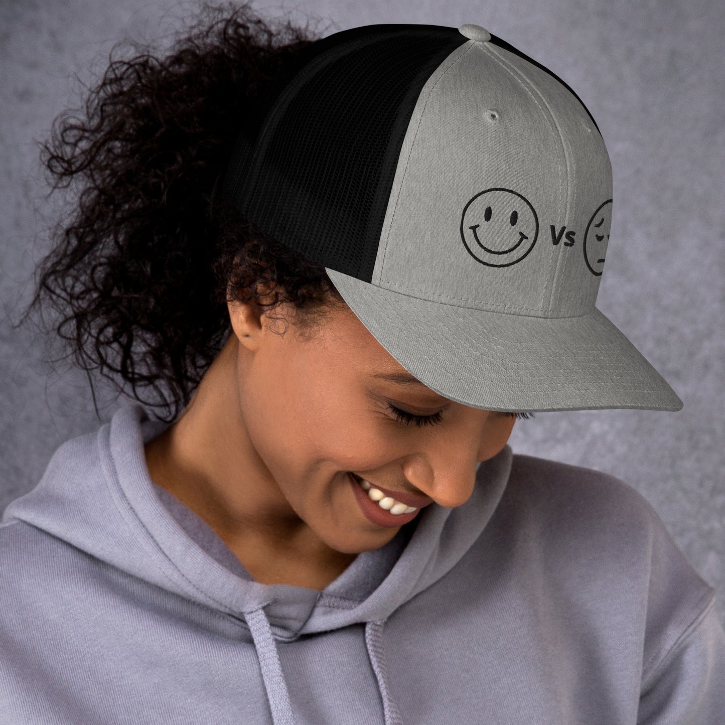 Insta vs Reality BW - Trucker Cap