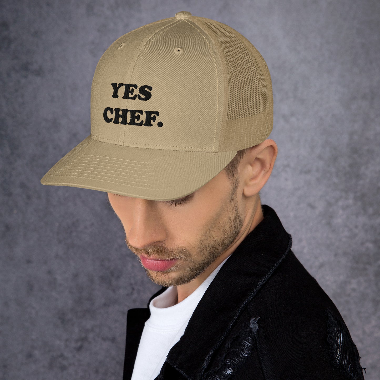 Yes Chef BW - Trucker Cap