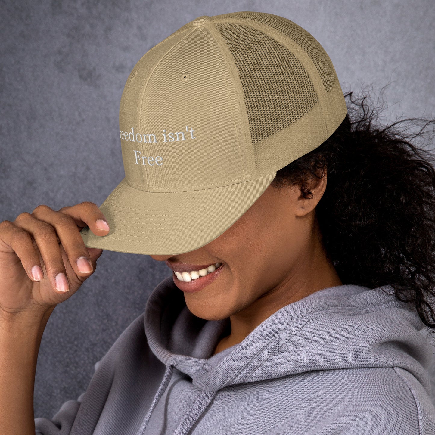 Freedom isn't free - Trucker Cap