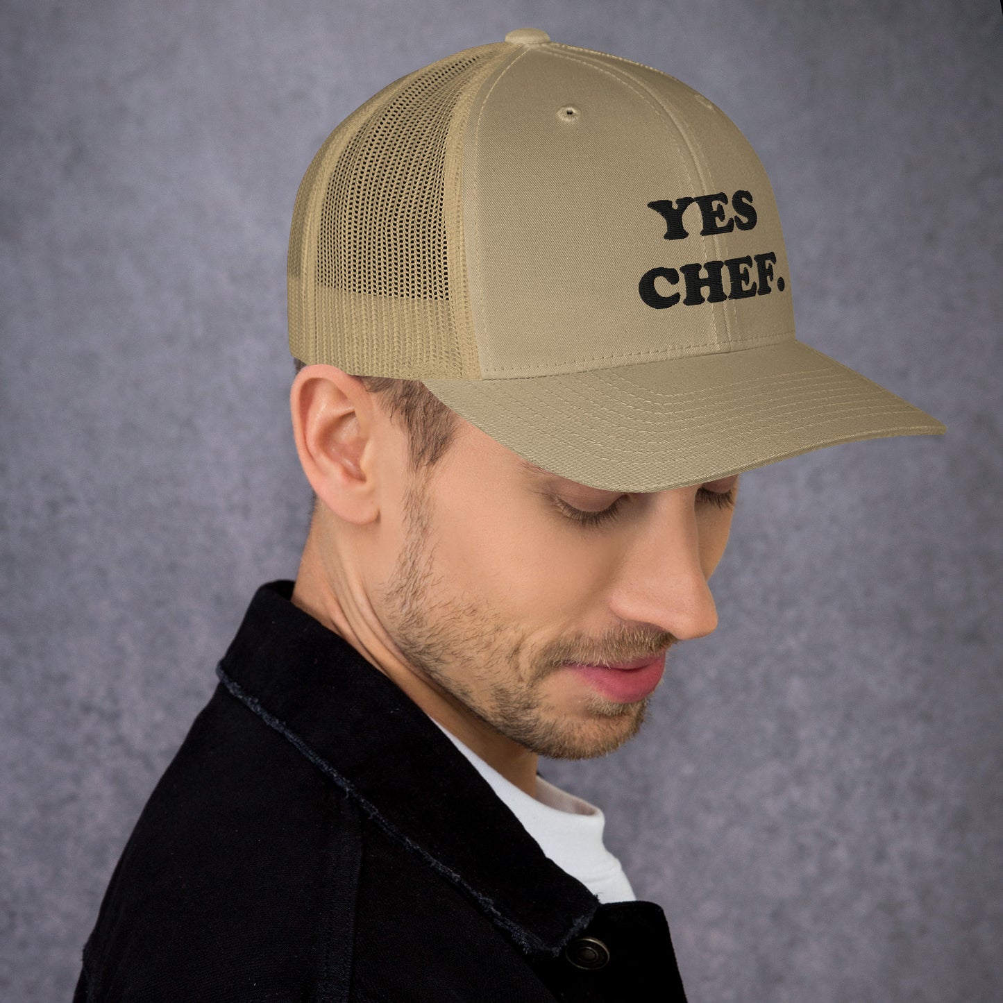 Yes Chef BW - Trucker Cap
