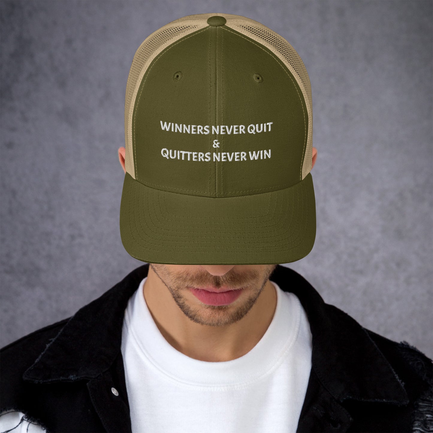 Winners Never Quit - Trucker Cap