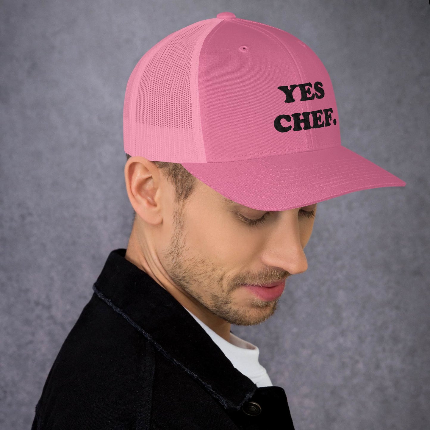 Yes Chef BW - Trucker Cap