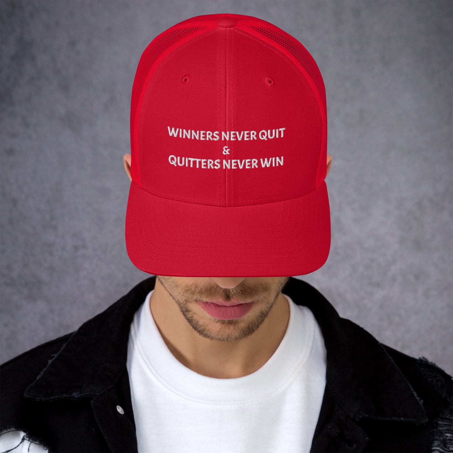 Winners Never Quit - Trucker Cap