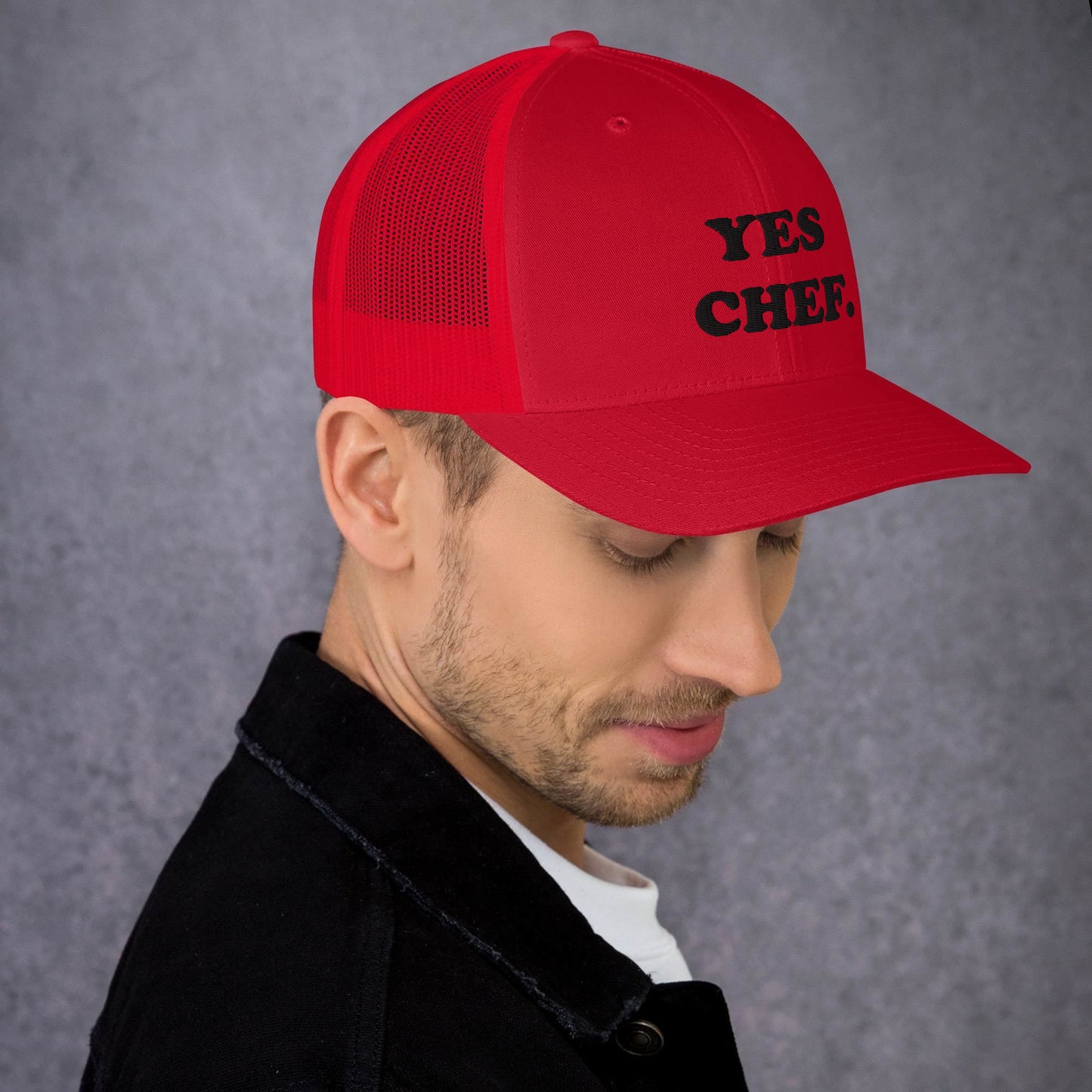 Yes Chef BW - Trucker Cap