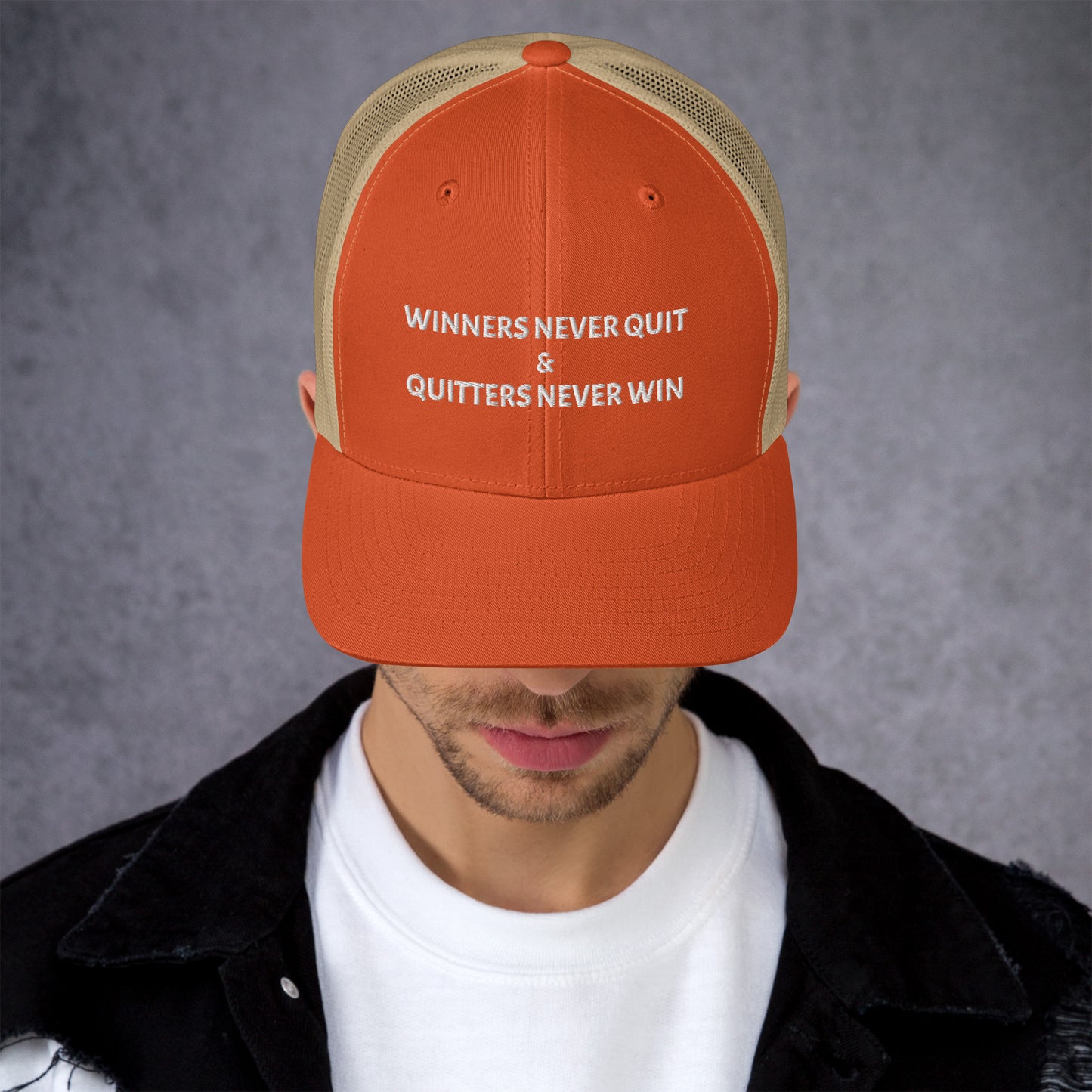 Winners Never Quit - Trucker Cap