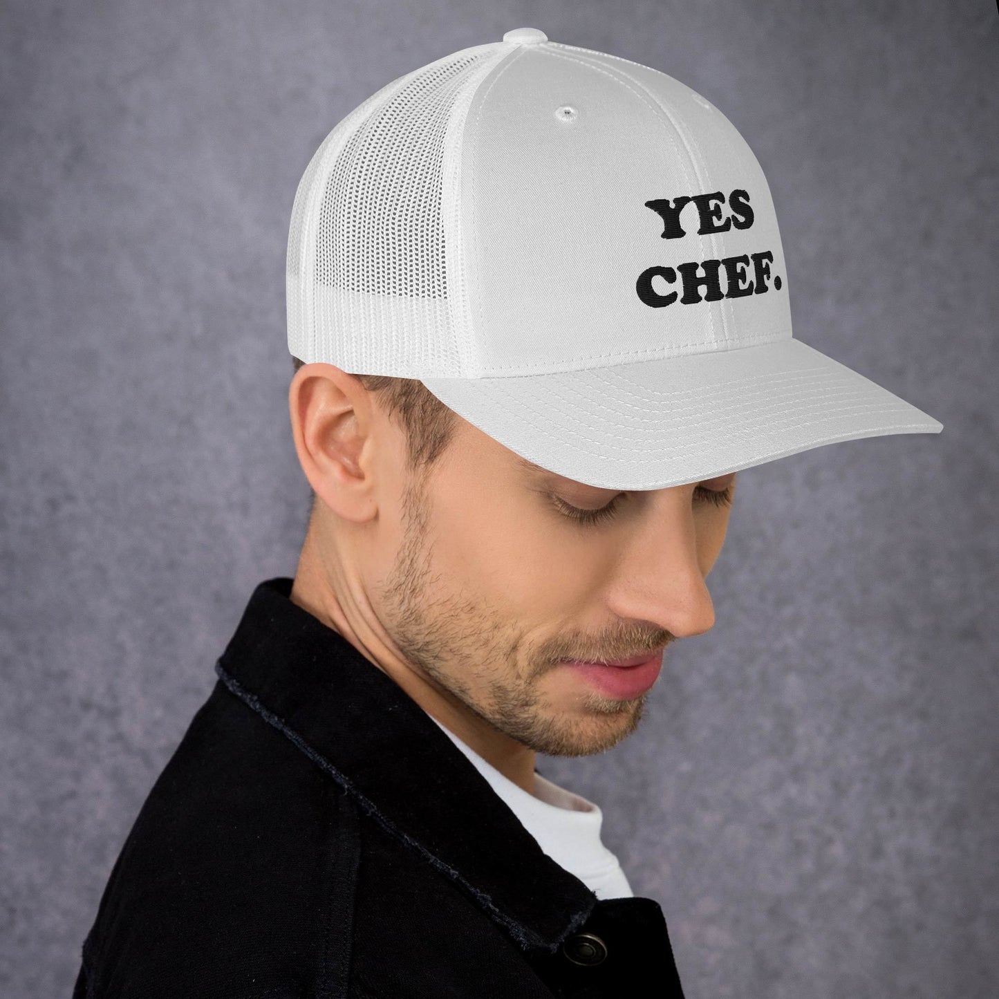 Yes Chef BW - Trucker Cap
