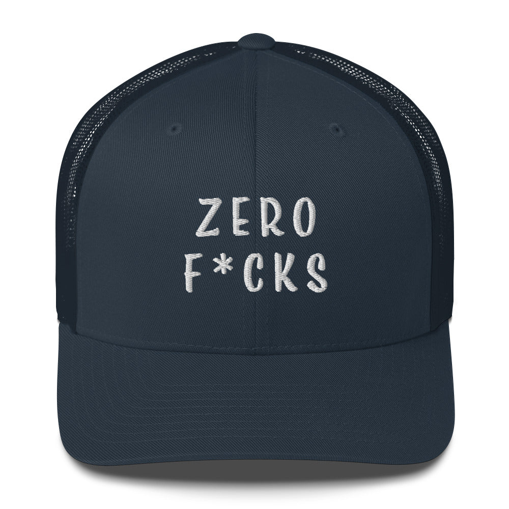 Zero F's - Trucker Cap